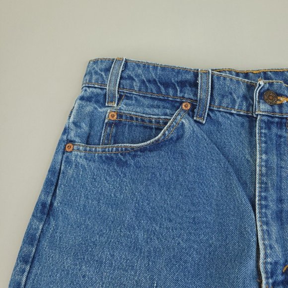 VTG Levis 517 Jeans Men 34x30 Mea 32x30 Bootcut Orange Tab No Care Tag 60s 70s - Picture 3 of 10